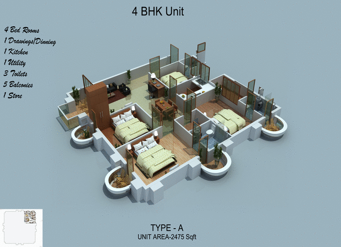 Proposed group housing at, Gokhle Marg