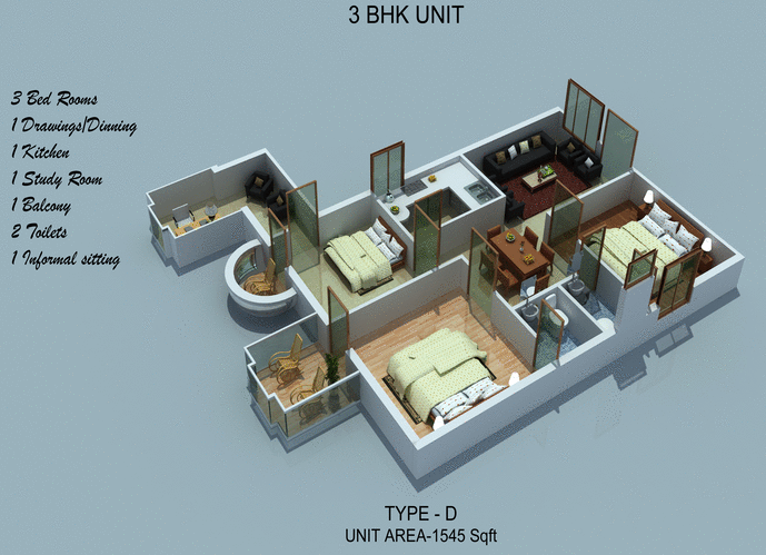 Proposed group housing at, Gokhle Marg